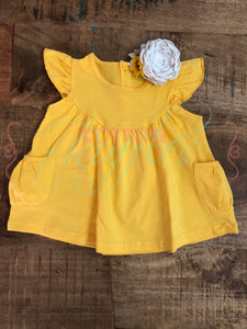Lemon Yellow Pearl with Pockets