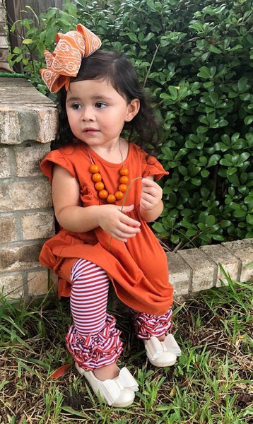 Pumpkin Pearl with Pockets - Size 6m