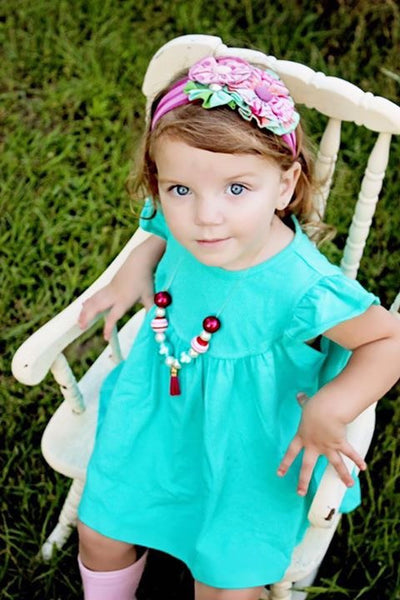 Turquoise Pearl - Size 3m, 6m, 12m, 18m